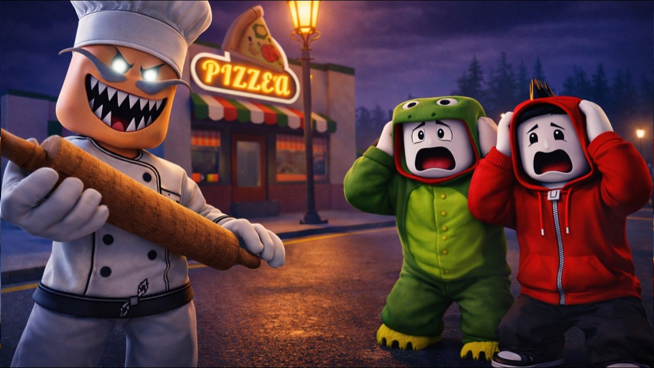 Mikey and JJ Escaped Papa Pizza's Pizzeria in ROBLOX!? 😱🍕👀