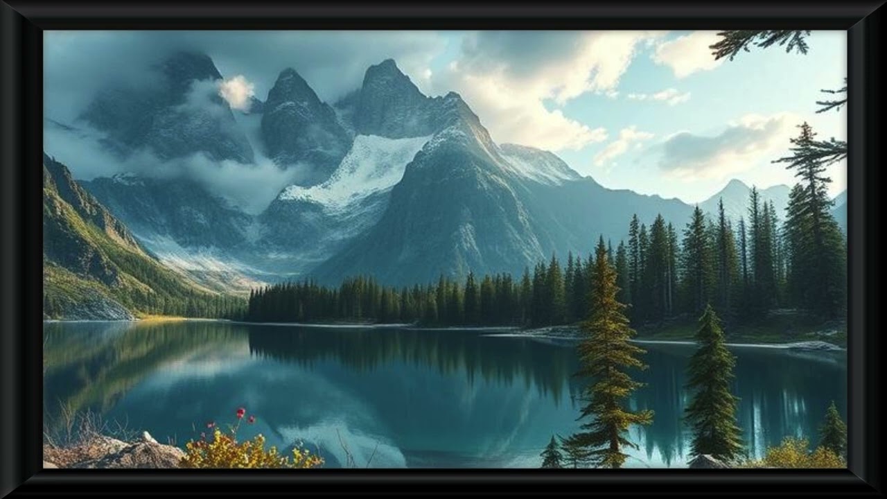 Mountain Scenery - TV Art - Screensaver - Wallpaper - Frame Art - Mountain View