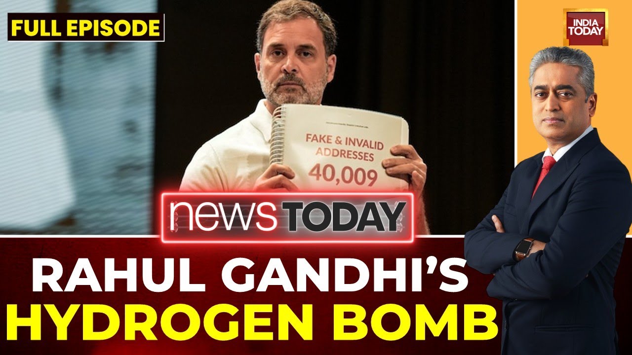 NewsToday with Rajdeep Sardesai: Rahul's 'Vote Chori' Bomb | Zohran Mamdani's Victory in NYC