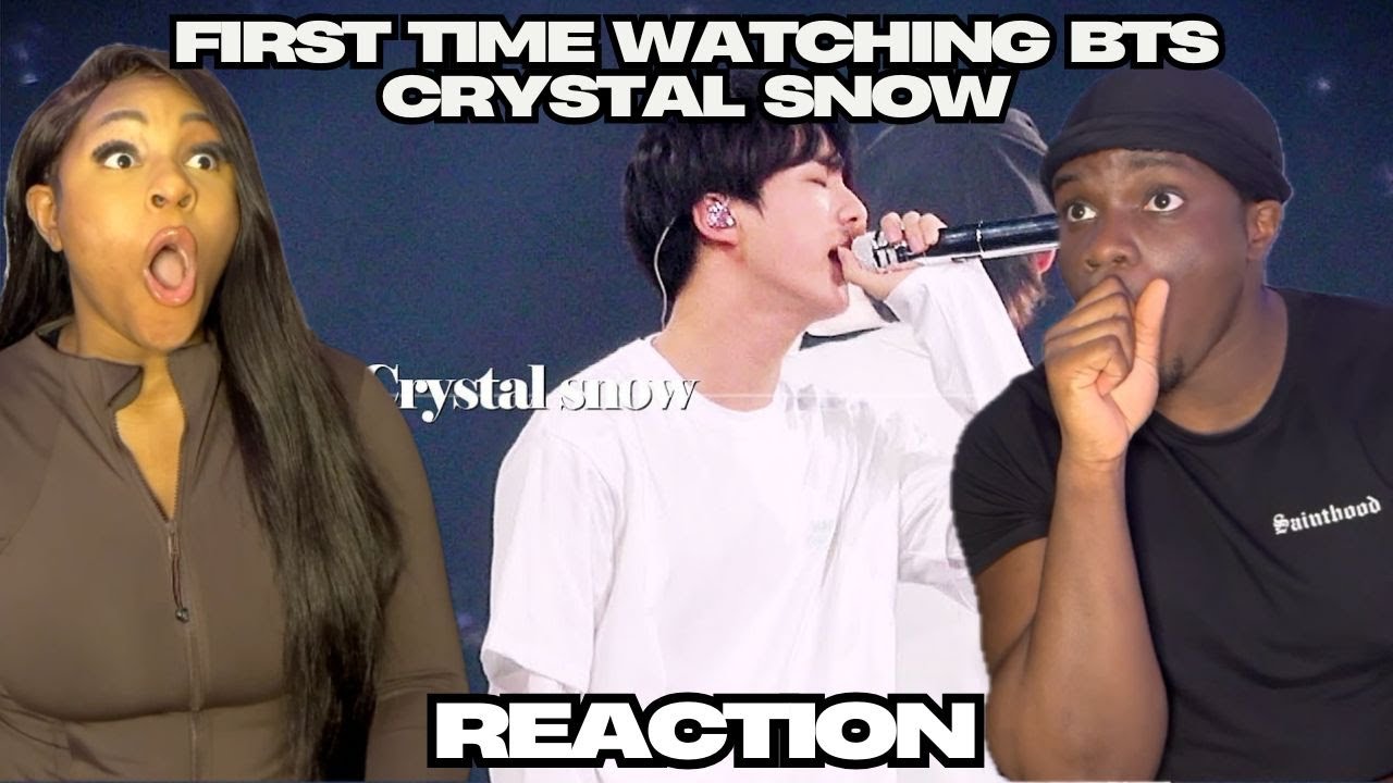 BTS ARE ICONIC!! 🥺 KPOP BEGINNERS REACT TO CRYSTAL SNOW LIVE FOR THE FIRST TIME!!