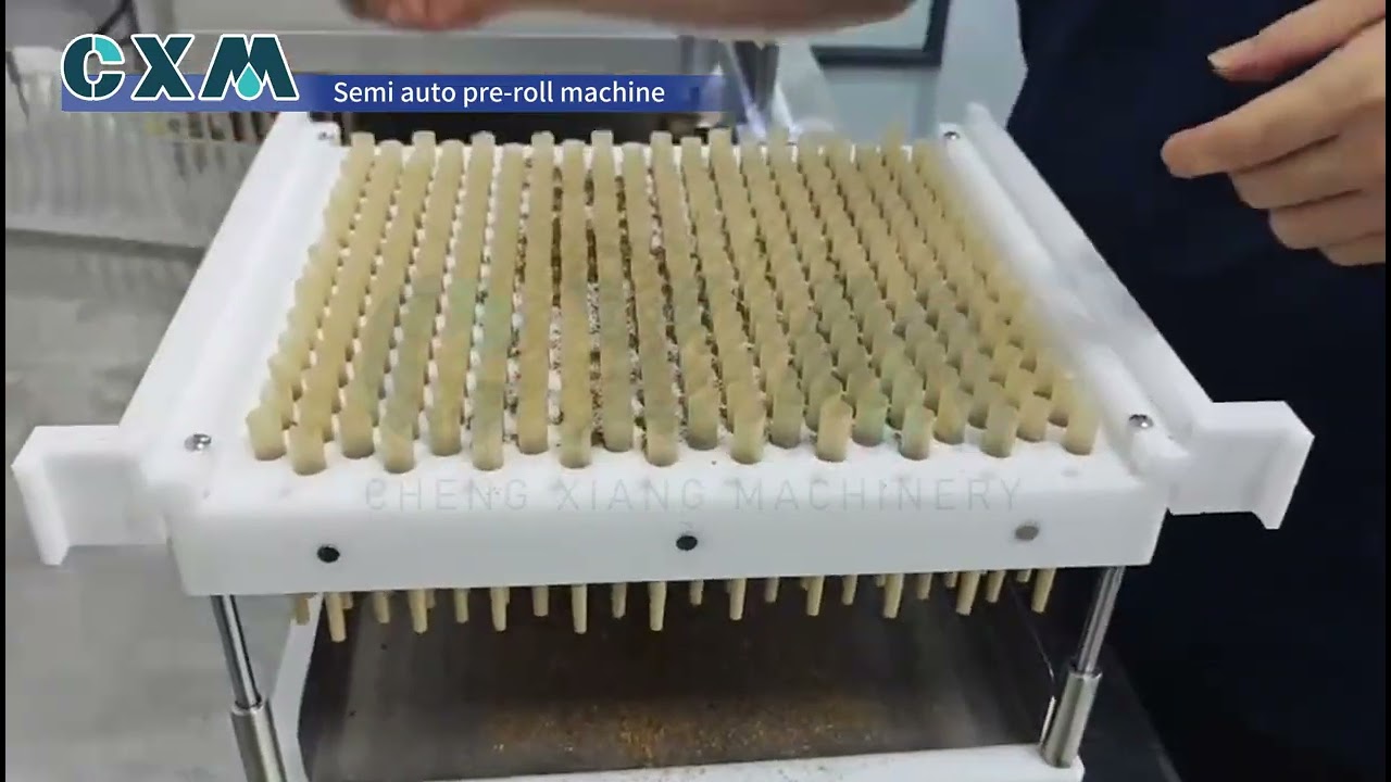 Cannabis Pre-Roll Packing Equipment | Semi-Auto System #manufacturing #mjbizcon #machine #cxm