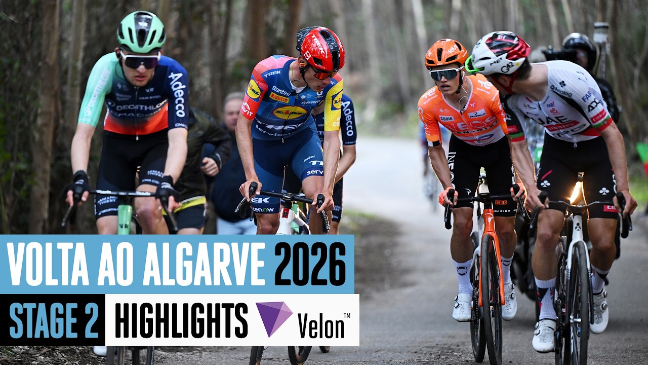 A summit finish battle fit for a Grand Tour 🔥 | Volta ao Algarve Stage 2 Highlights