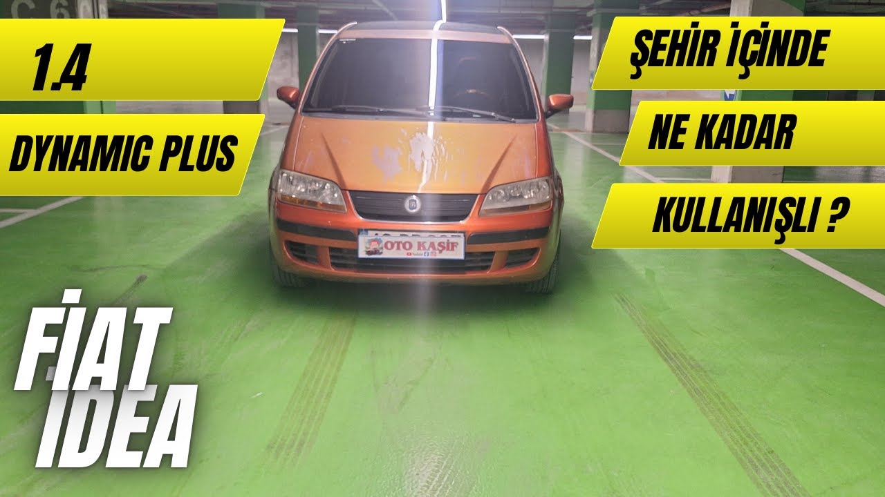 2005 Fiat Idea 1.4 Dynamic Plus | Küçük Ama İşlevsel!