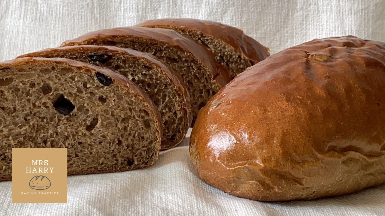 SUB) Hong Kong Style Dark Malt Bread 港式大麥包 | Mrs Harry Baking Practice