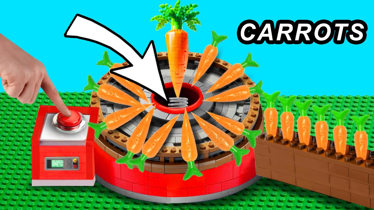 The Smart Way to Harvest Carrots!  LEGO Technic  Machine