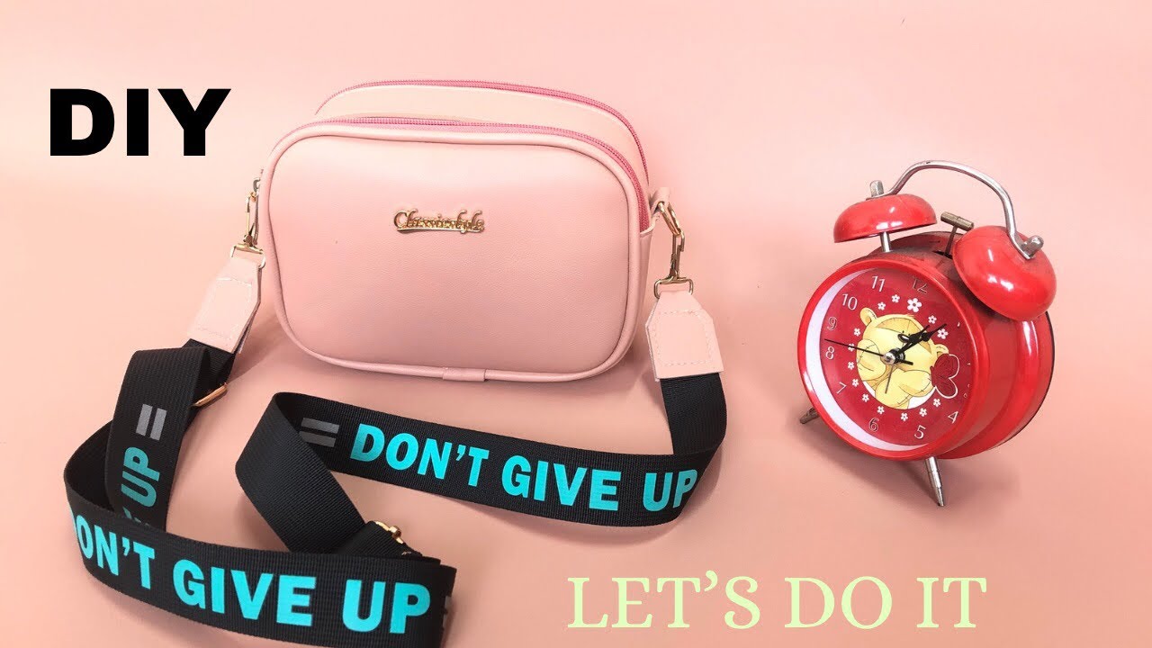 Recently trending double zippers crossbody bag tutorial | DIY leather bag 💼