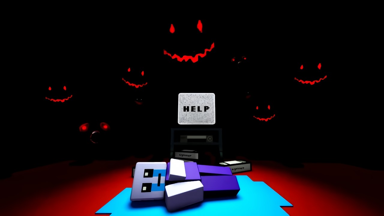 ROBLOX：逃离噩梦，我们被拉进了噩梦里面