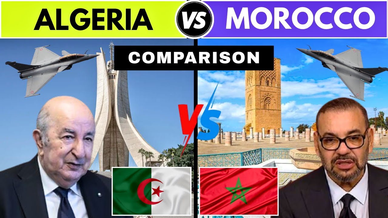 Algeria vs Morocco Military Power Comparison 2026 | Army, Air Force & Defense