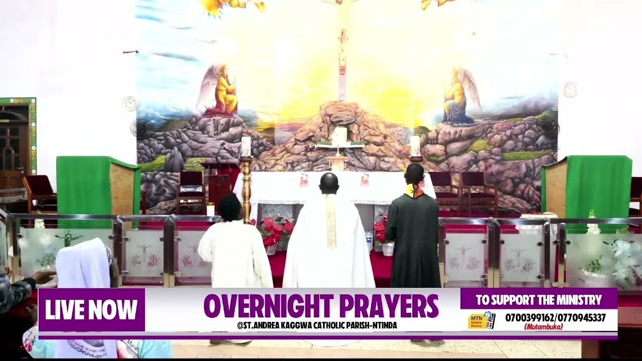 St. Andrea Kaggwa Kigoowa Catholic Parish Overnight - Fr. Ronald Kyambadde session