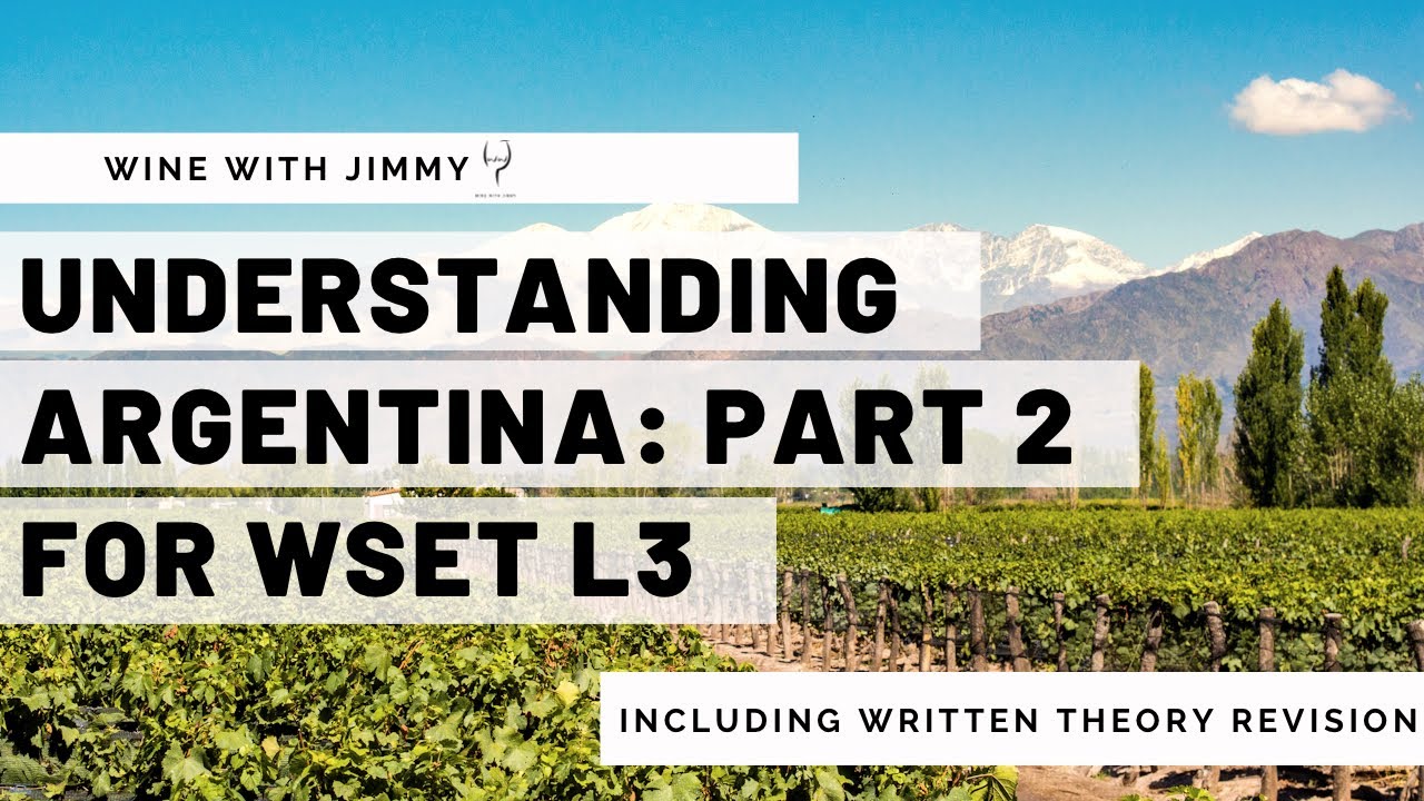 Понимание Аргентины. Часть 2 для WSET L3 — Мендоса/Мальбек, включая рабочий письменный вопрос