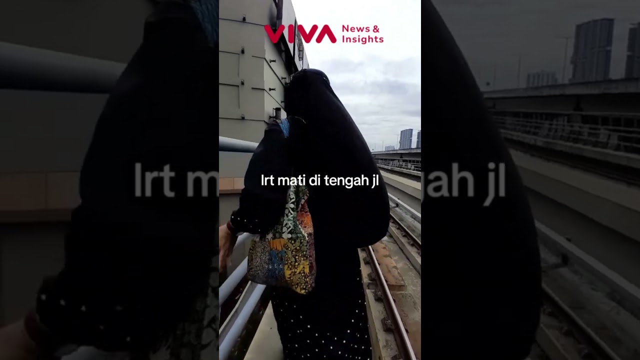 Momen LRT Jabodebek Mogok! Ratusan Penumpang Dievakuasi