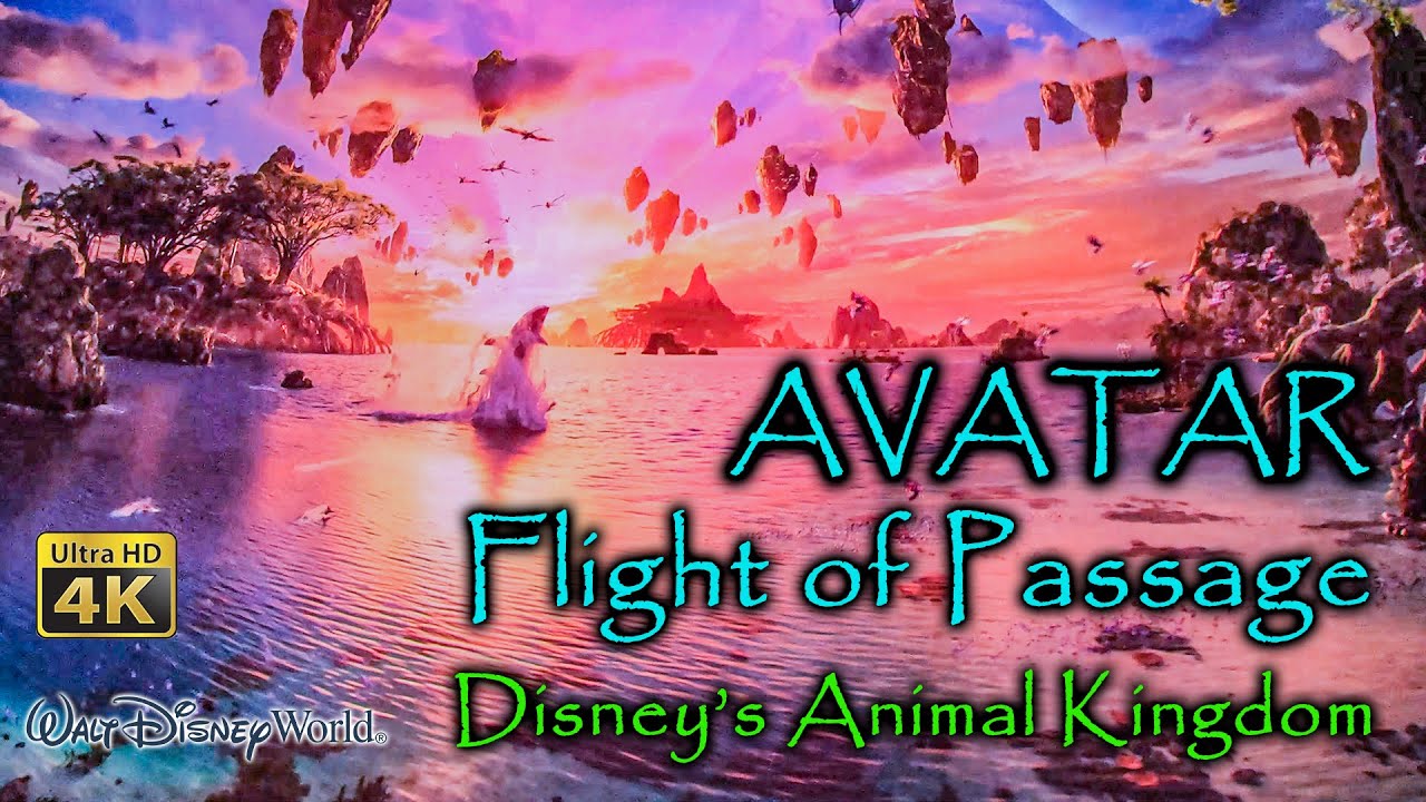 Avatar Flight of Passage wth Queue On Ride Ultra HD 4K POV Disney's Animal Kingdom 2020-10-28