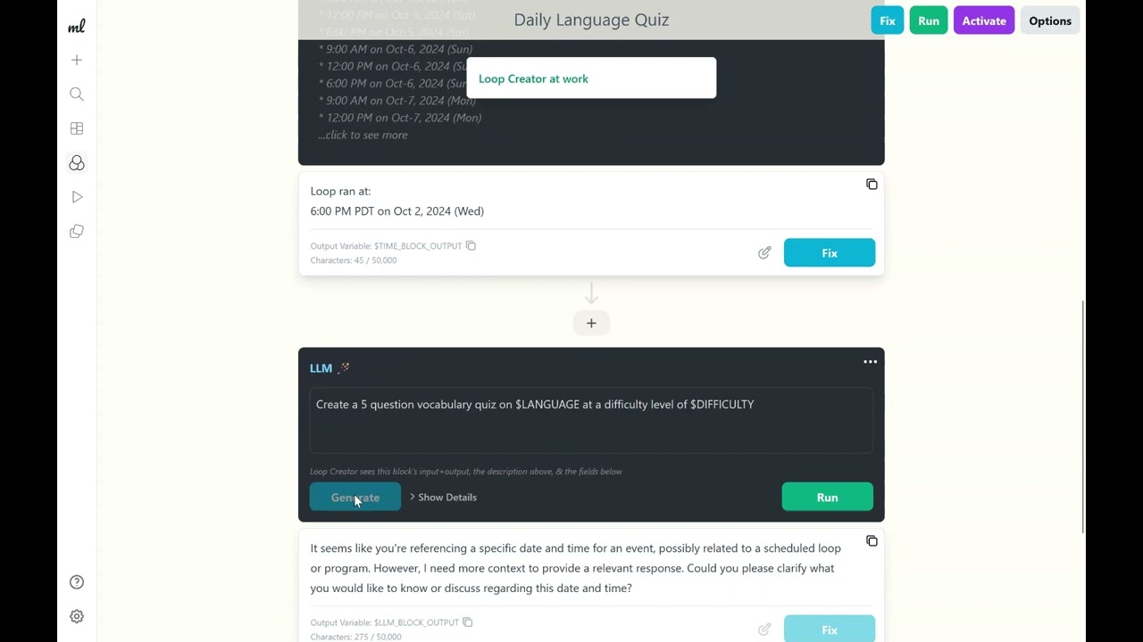 10X Your Language Learning Through Custom Quizzes with Magic Loops