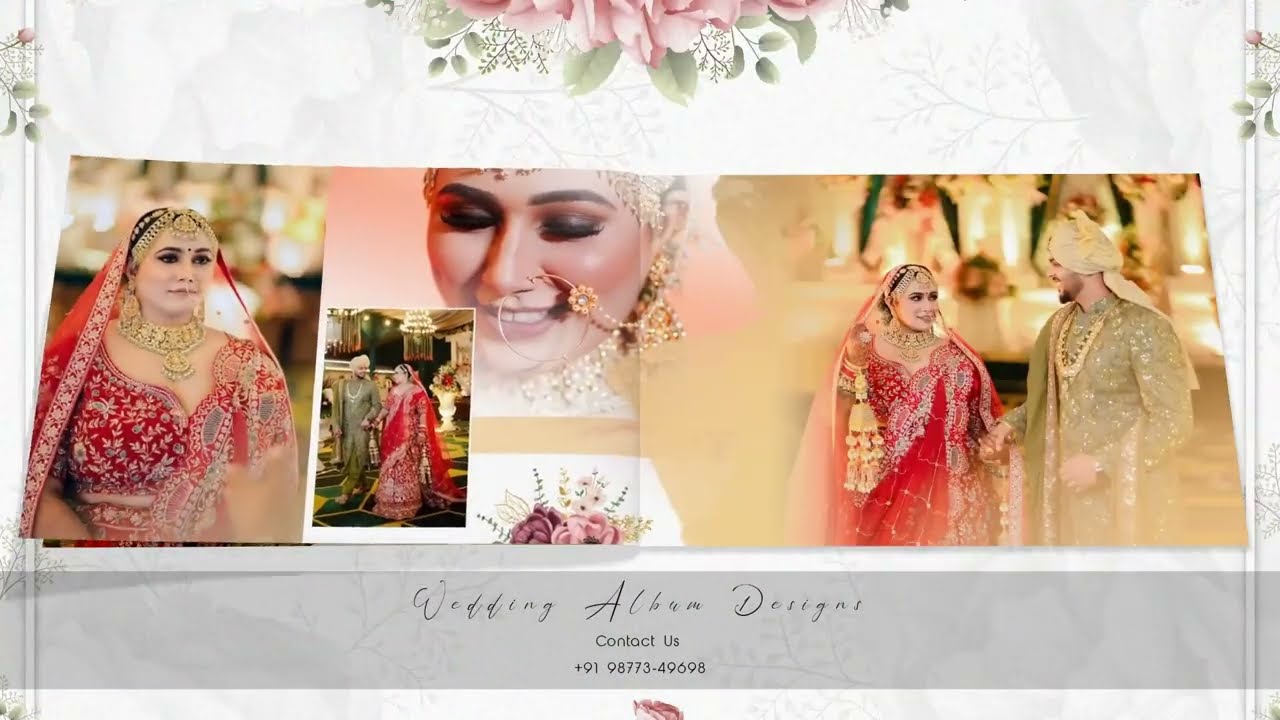 Traditional Wedding Album Design #2025 #weddingalbum #albumdesign #photoalbum  @weddingalbumdesigns