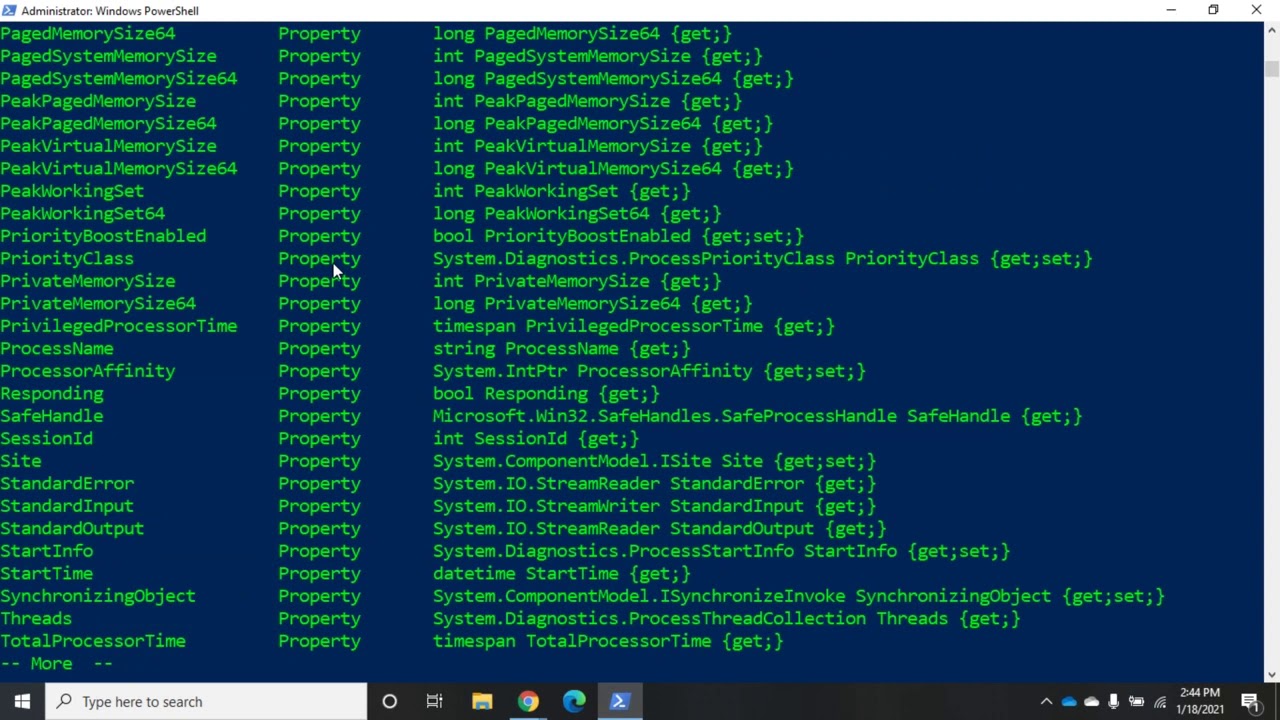 Exploring PowerShell objects with Get-Member