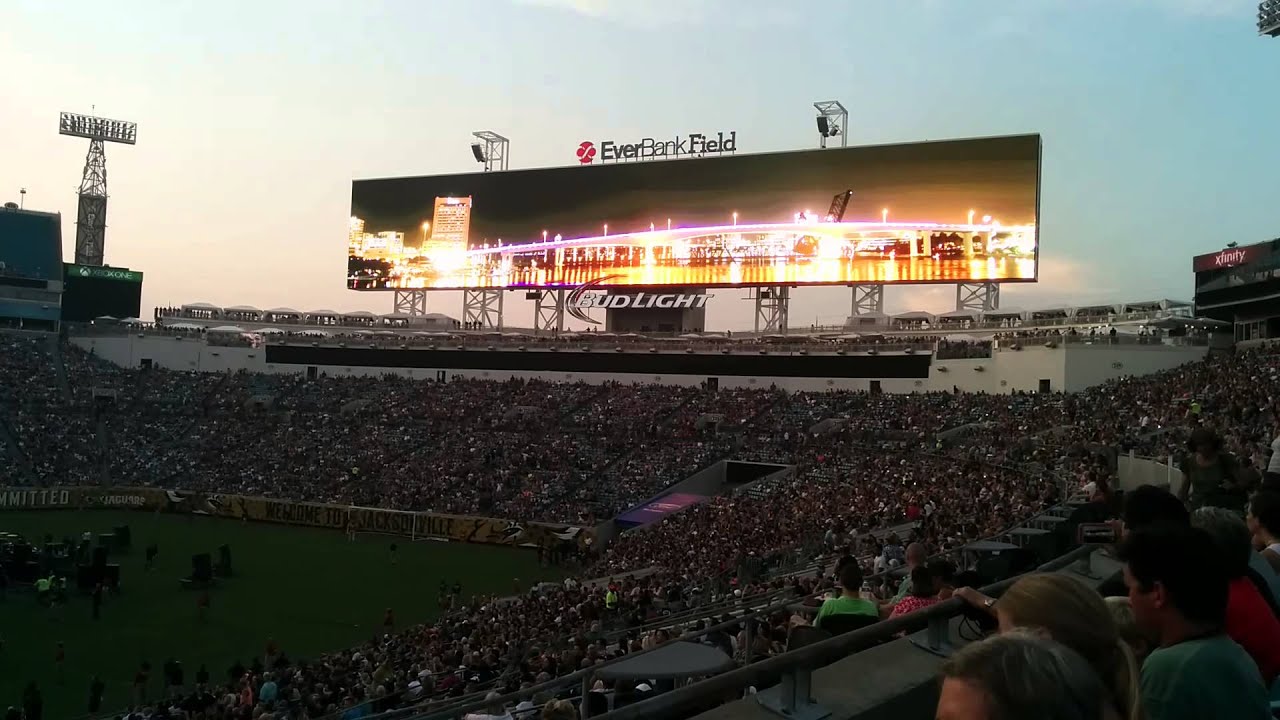 Jaguars largest scoreboard in the world!