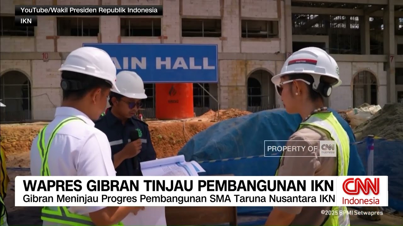 Wapres Gibran Tinjau Pembangunan IKN