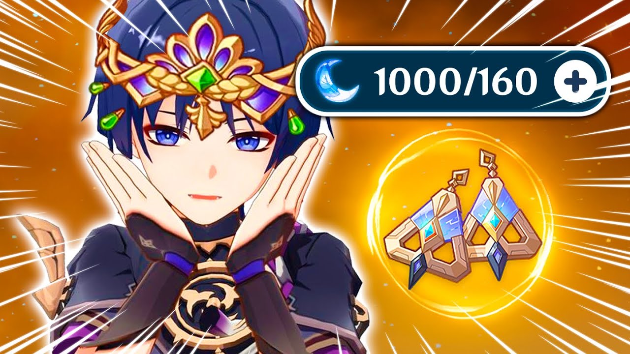 🤯 GASTE 1000 de RESINA en SCARAMOUCHE PERO...😱 | Genshin Impact
