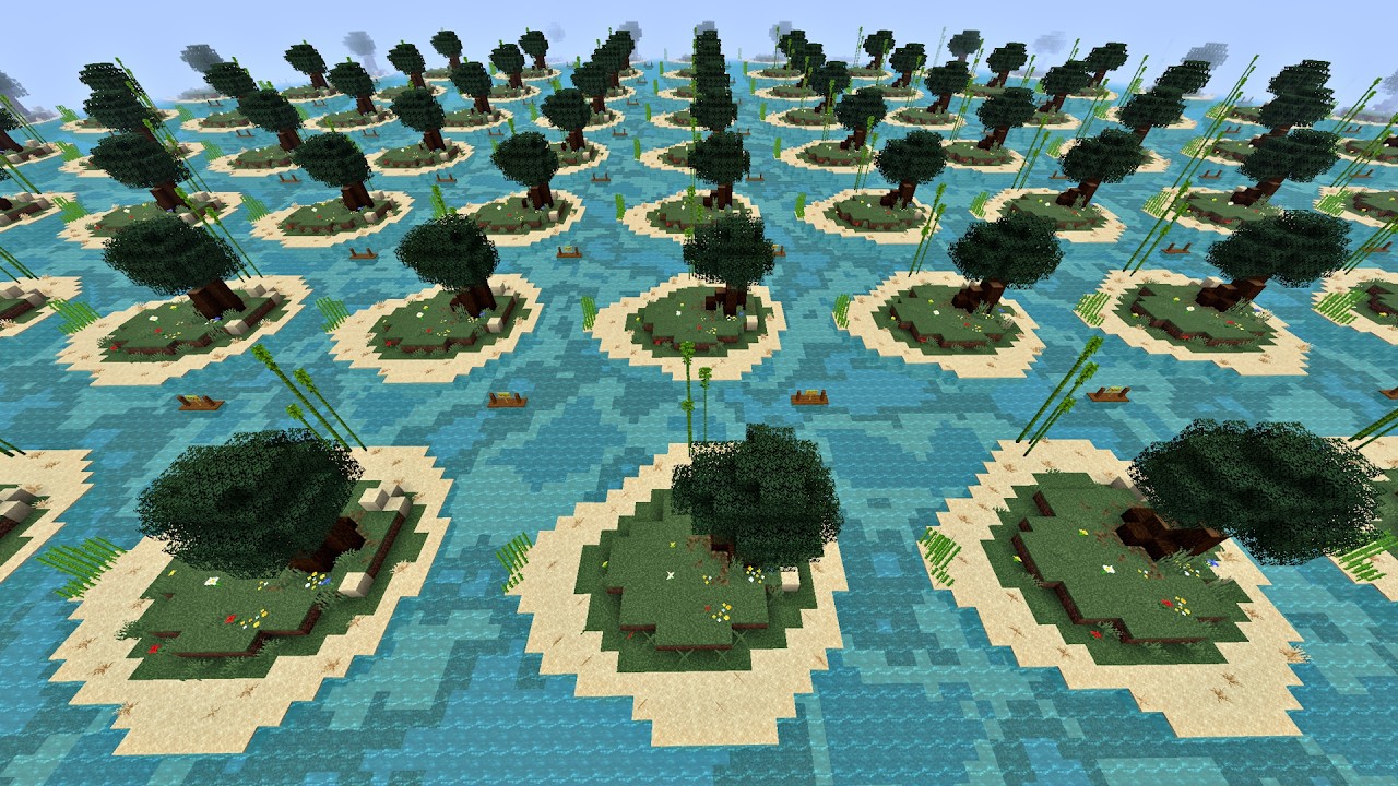 I Gave 300 Minecraft Players One Island Each to Build Anything