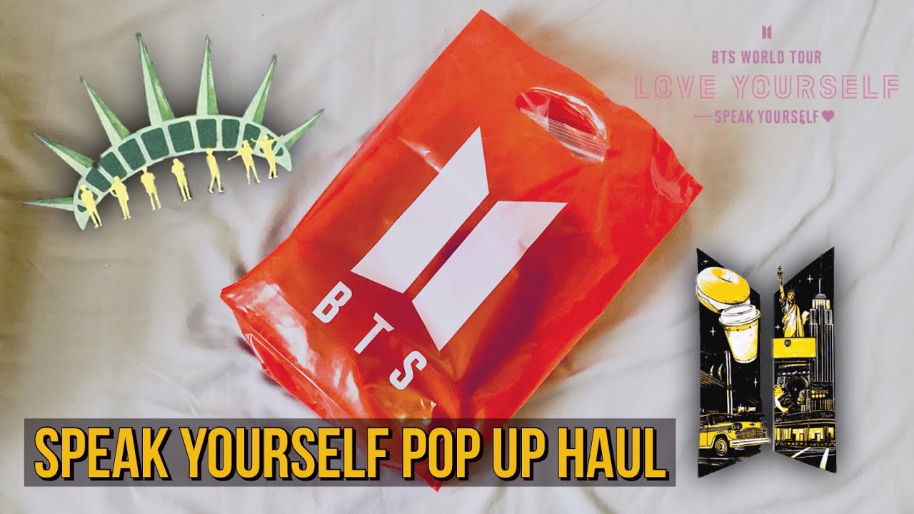 BTS Speak Yourself Pop-Up Haul | NYC Exclusives 🤩