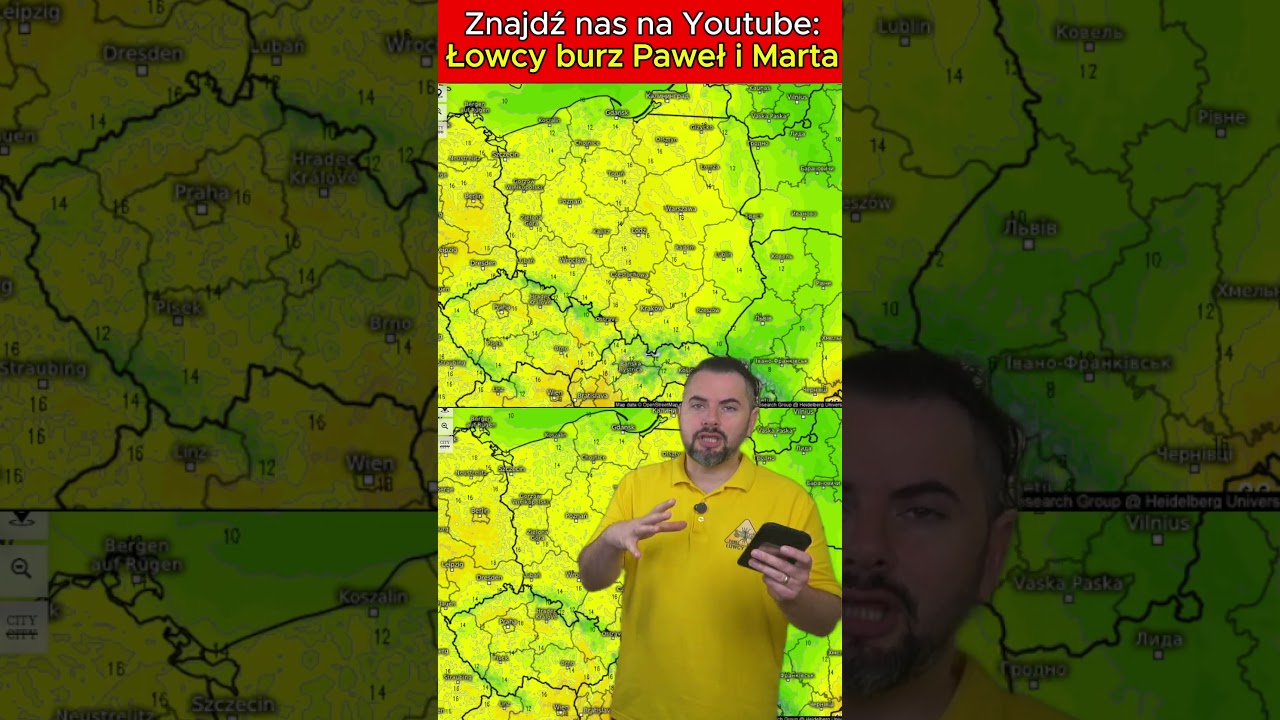 Pogoda na sobotę #prognoza #pogoda #polska #prognozapogody