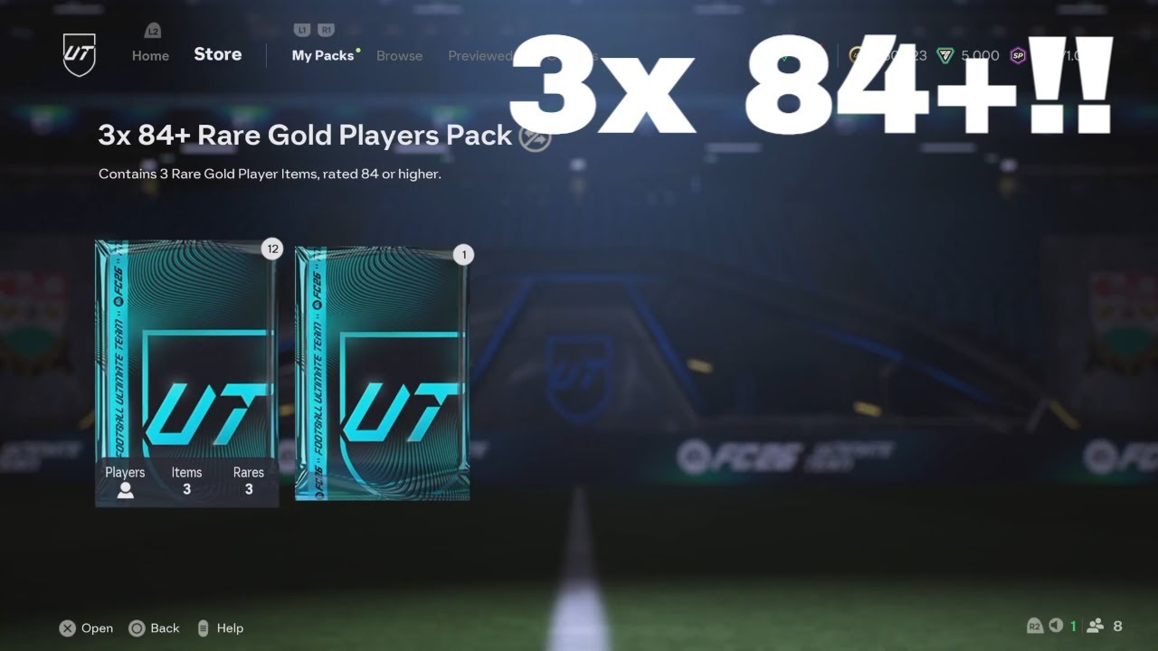 Я открыл более 10 наборов игроков из 3 золотых предметов по 84+! FC 26 Ultimate Team!