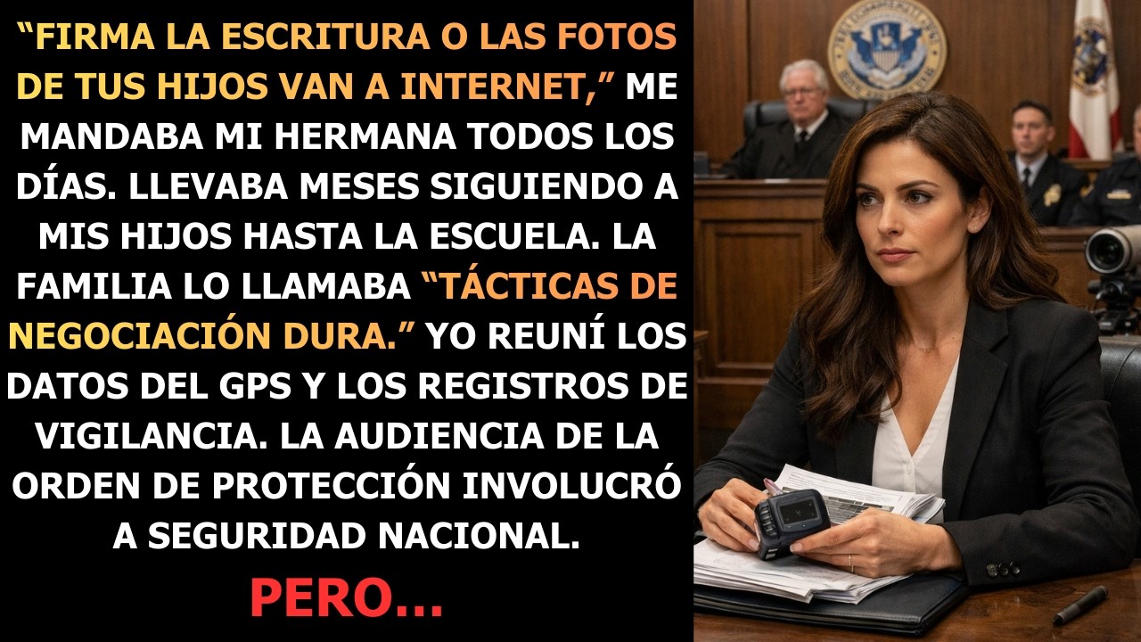 Mi hermana acosó a mi familia para obligarme a ceder una propiedad — la evidencia llegó hasta nueve…