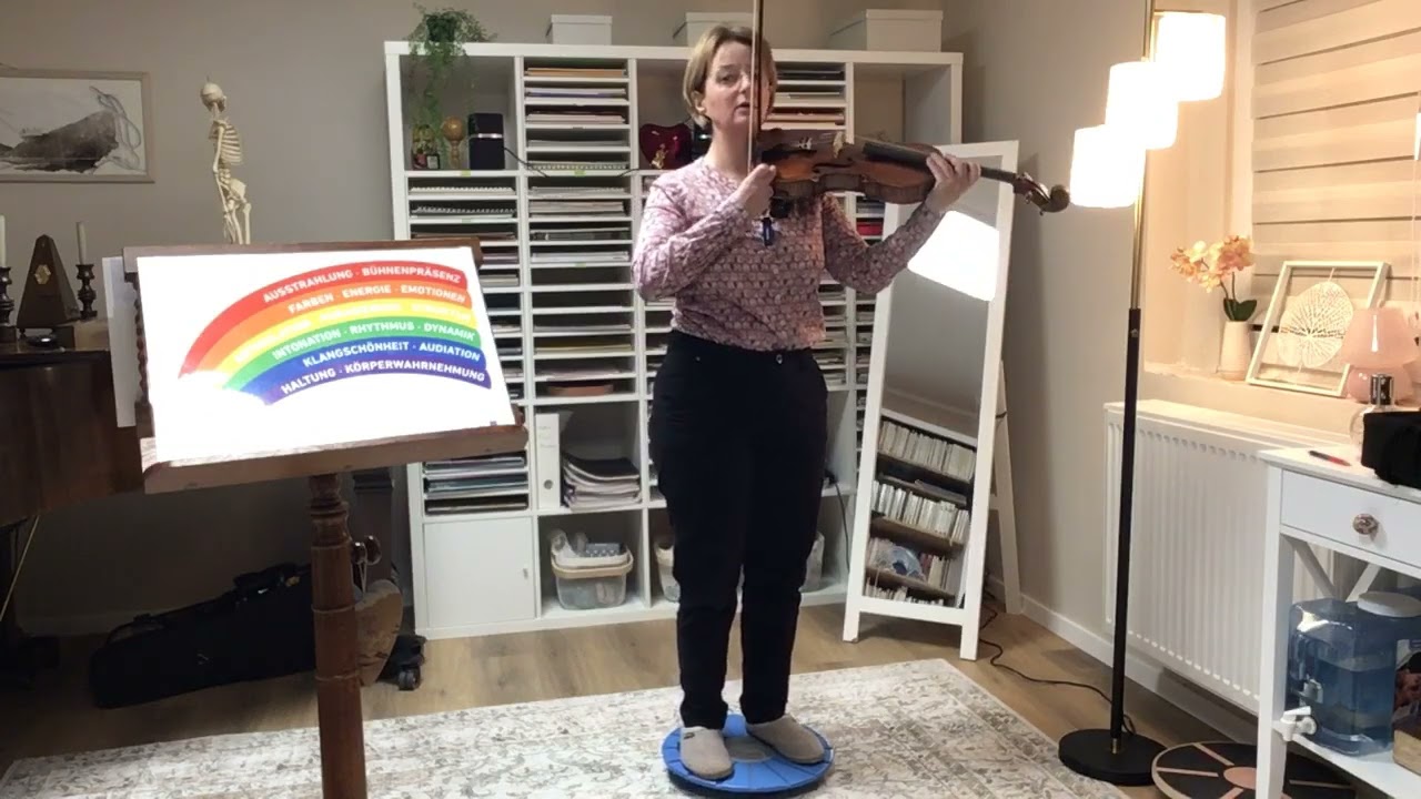 💜 Travailler son Instrument et la beaute du son  avec la planche d‘équilibre