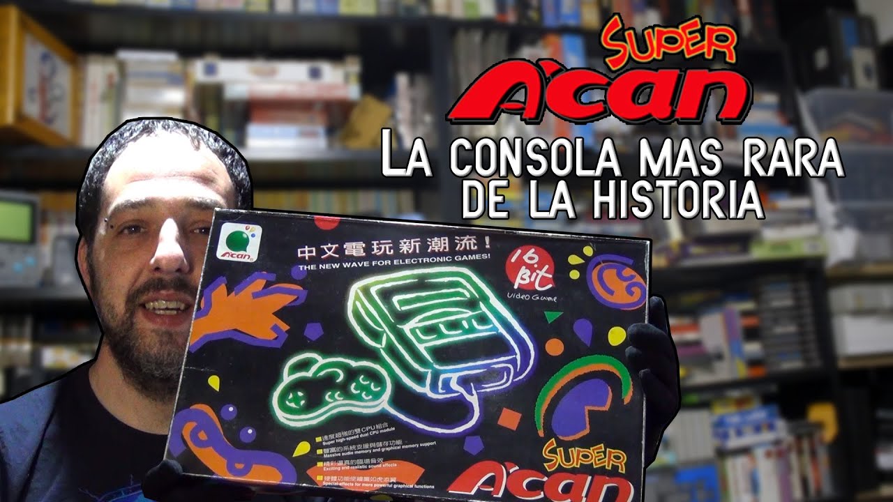 SUPER A´CAN LA CONSOLA MÁS RARA DE LA HISTORIA
