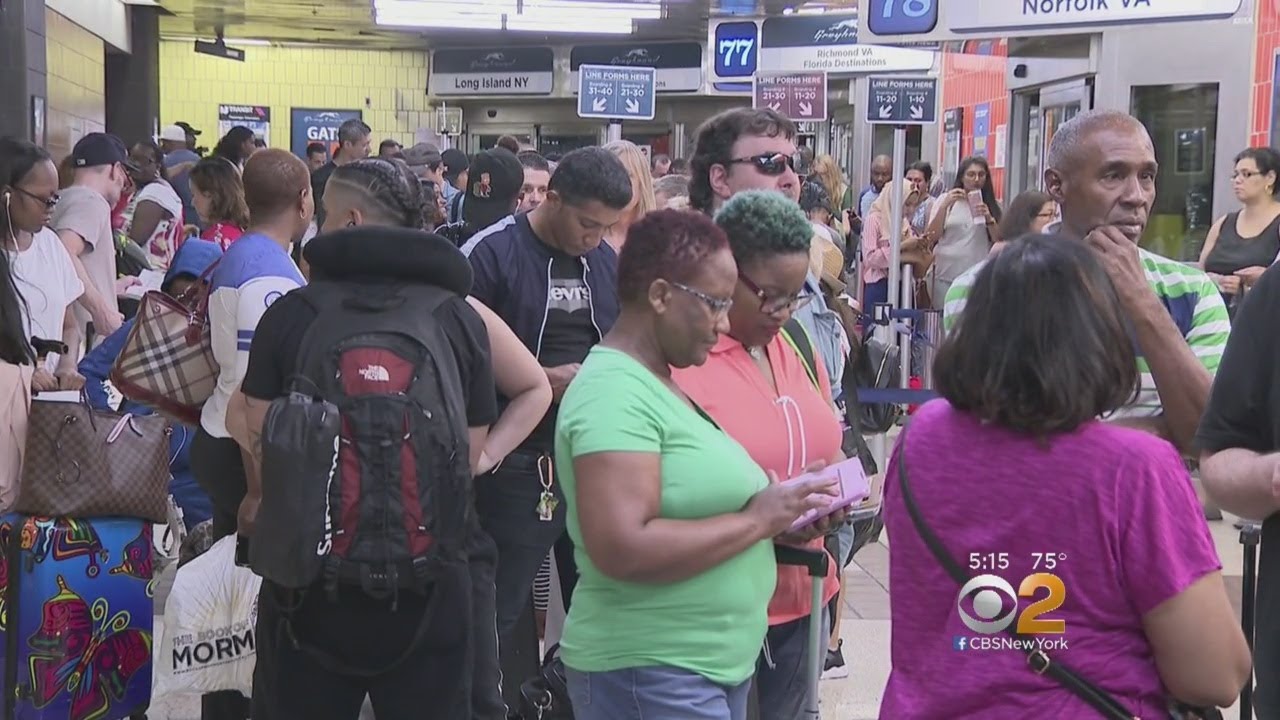 Greyhound Bus Riders Stranded For Hours At Port Authority