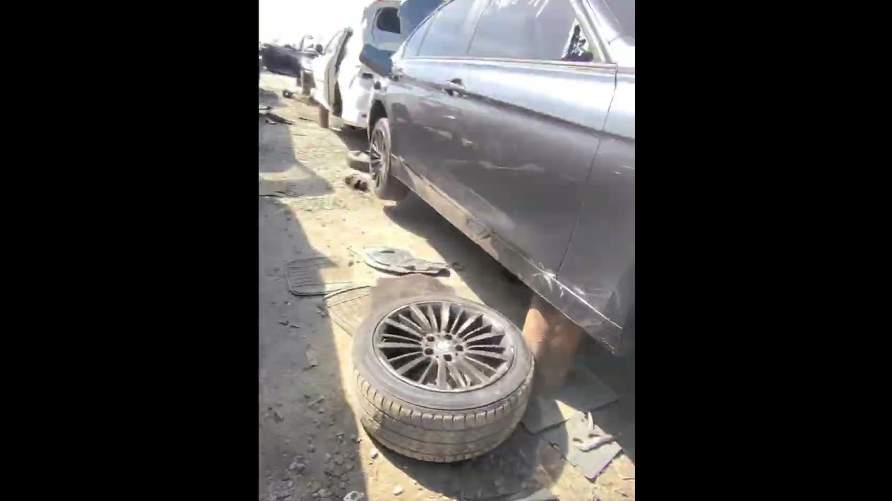 2015 bmw 328i electric water pump removal at junk yard