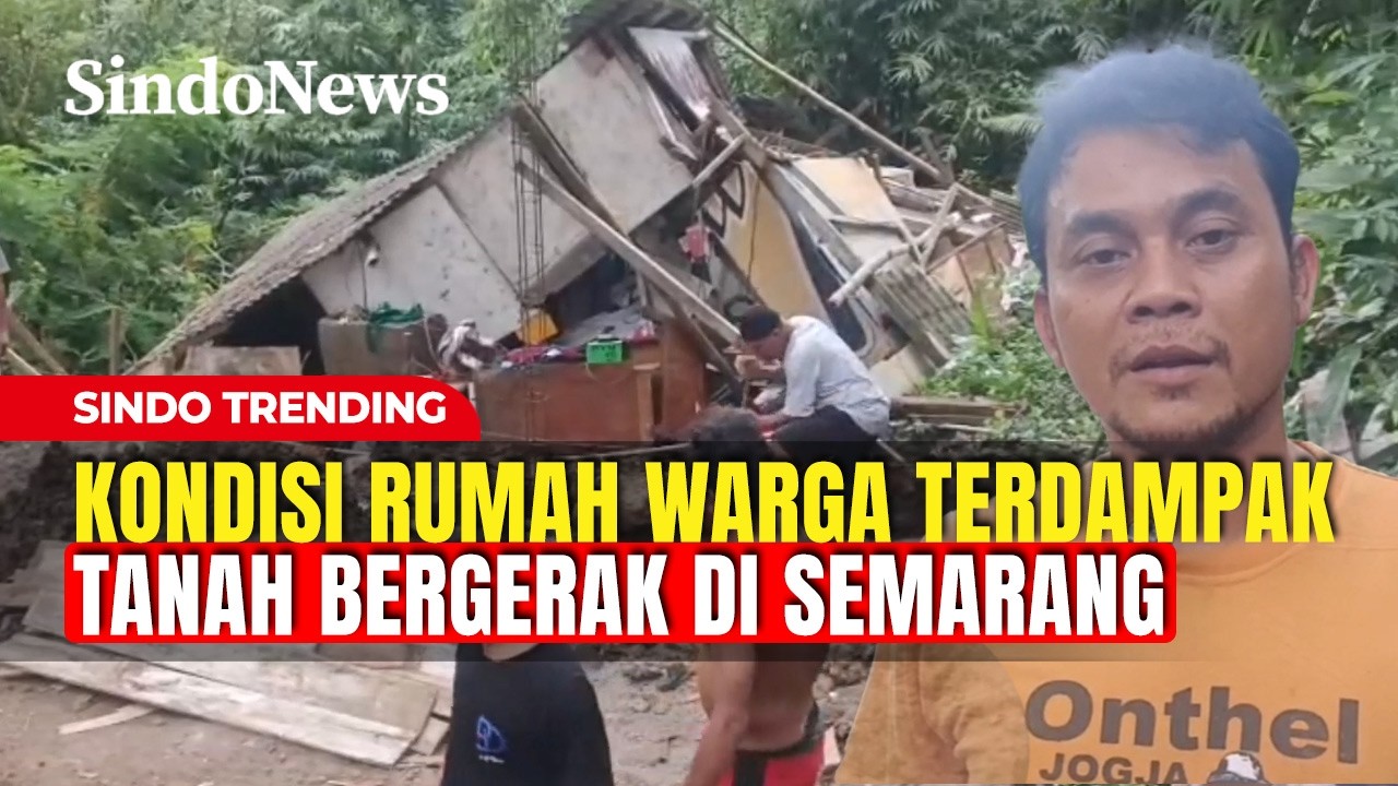 Fenomena Tanah Bergerak di Semarang Meluas Menjadi Tiga Kelurahan | Sindo Trending