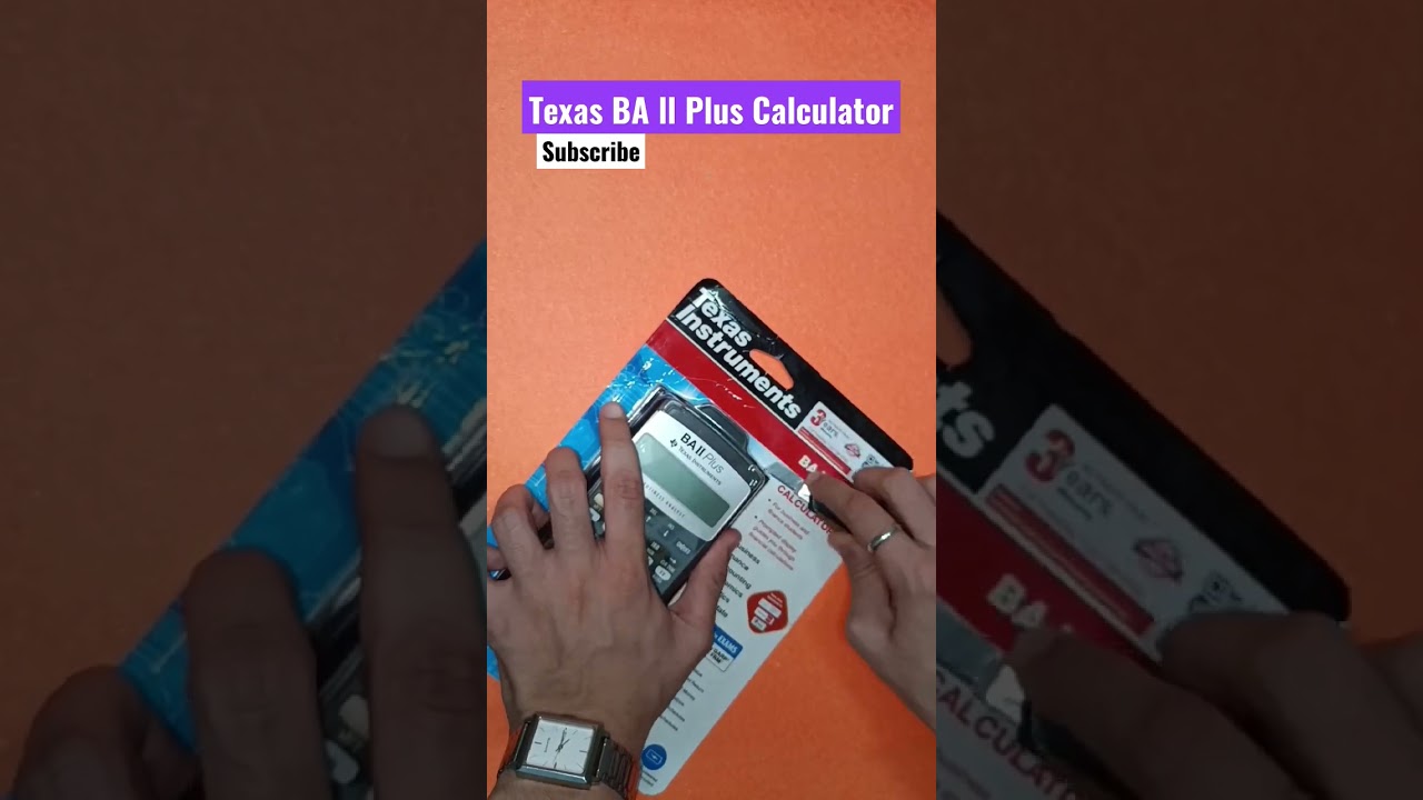 Texas Instruments BA ll Plus Financial Calculator #stationerywallah