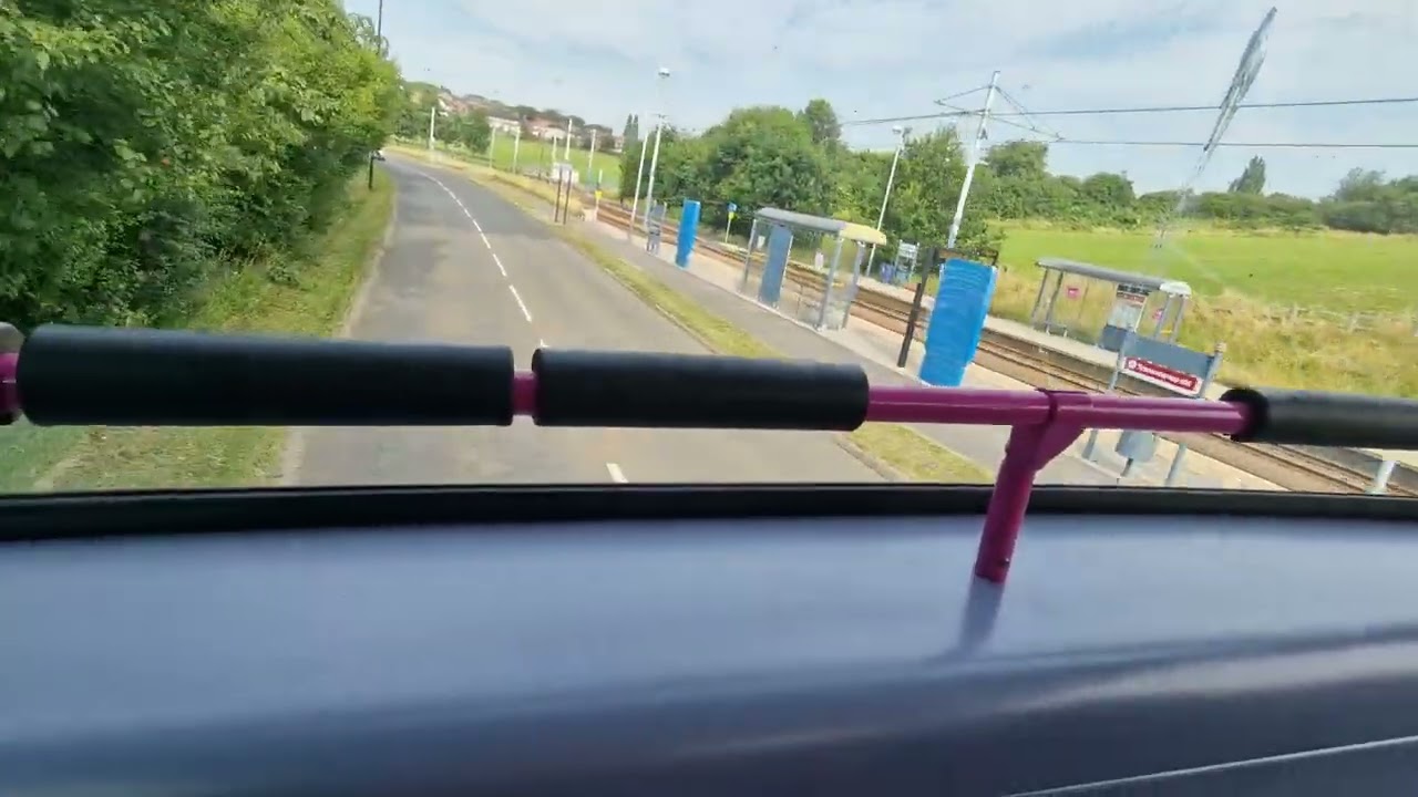Bus Ride First Sheffield BL1 Tram Replacement, Halfway to Gleadless Townend, B9TL Gemini 2, 31/7/24