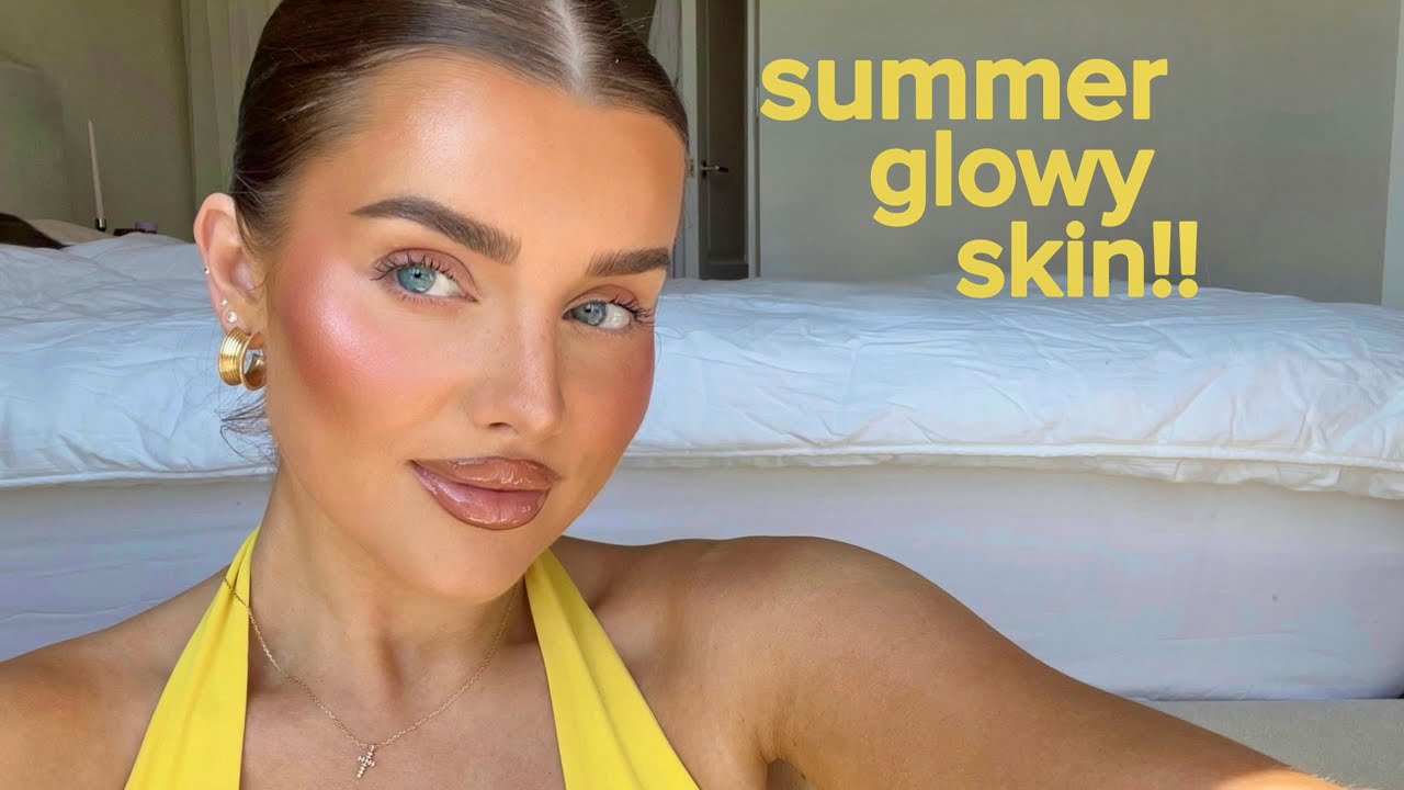 grwm: my current summer/it girl/glowy make up routine!!