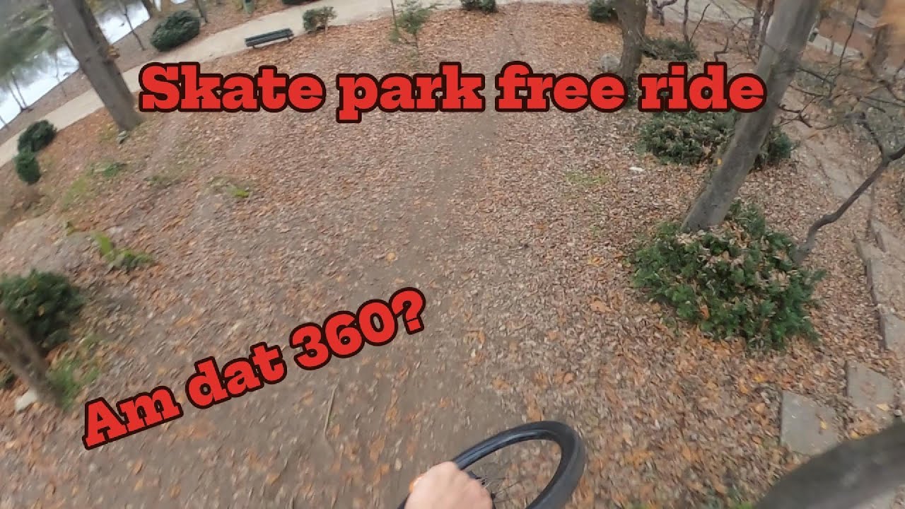 Skate park free ride,am dat 360?