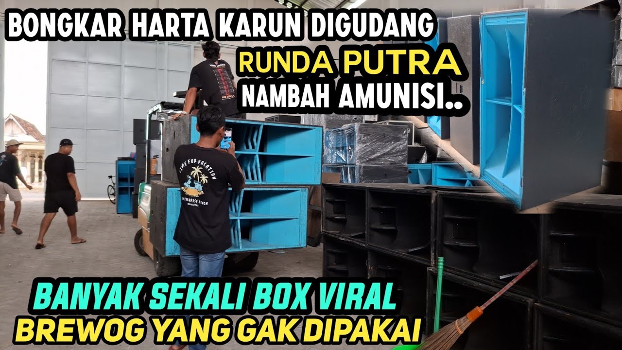Bongkar harta karun dan box legend Digudang brewog audio‼️pernah viral pada masanya