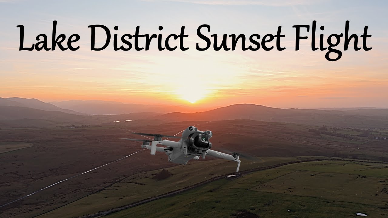 Sunset Over The Caldbeck Fells | Aerial Flight
