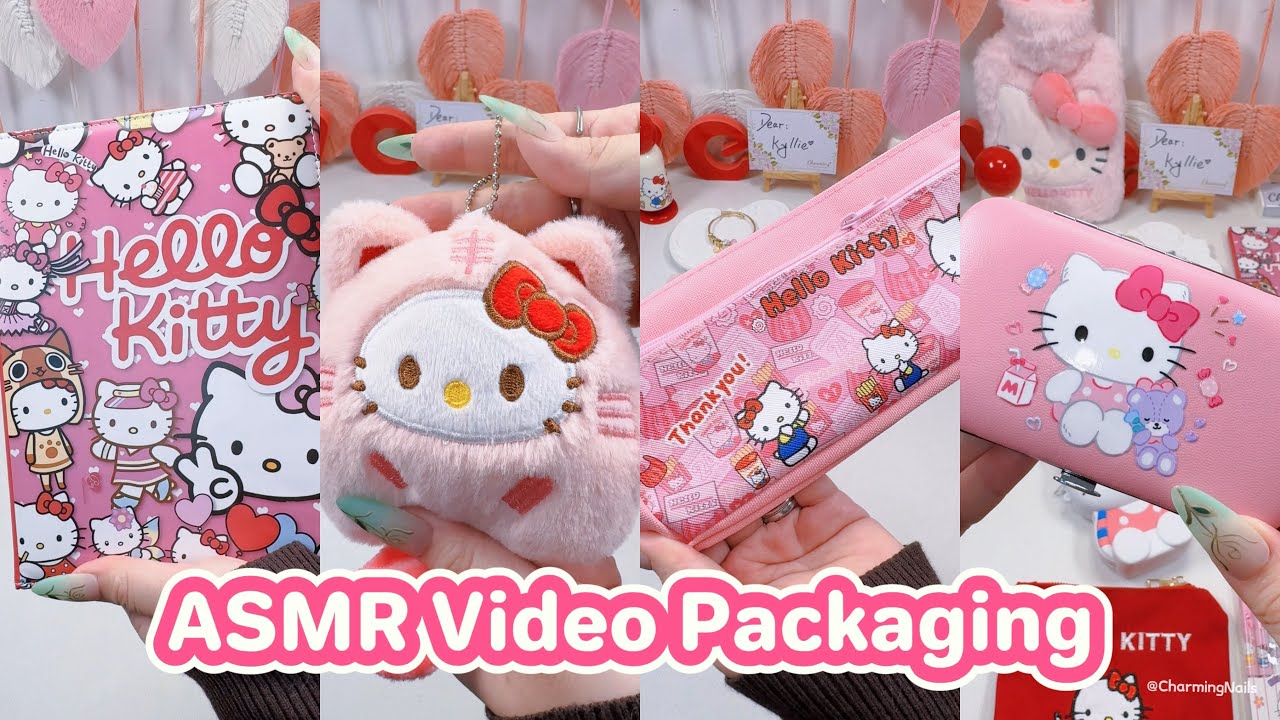 ASMR packaging Kyllie L’s first order 