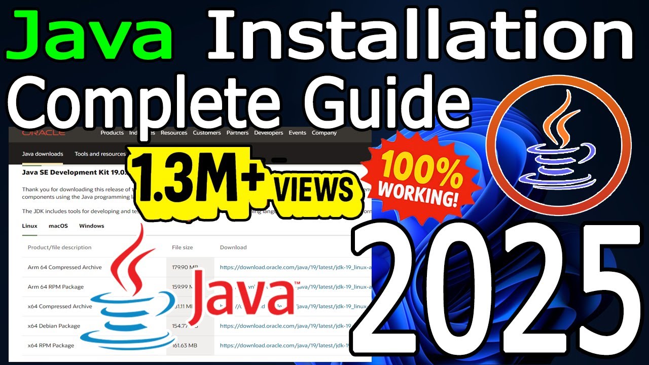 Как установить Java в Windows 10/11 [Обновление 2023] JAVA_HOME, Установка JDK