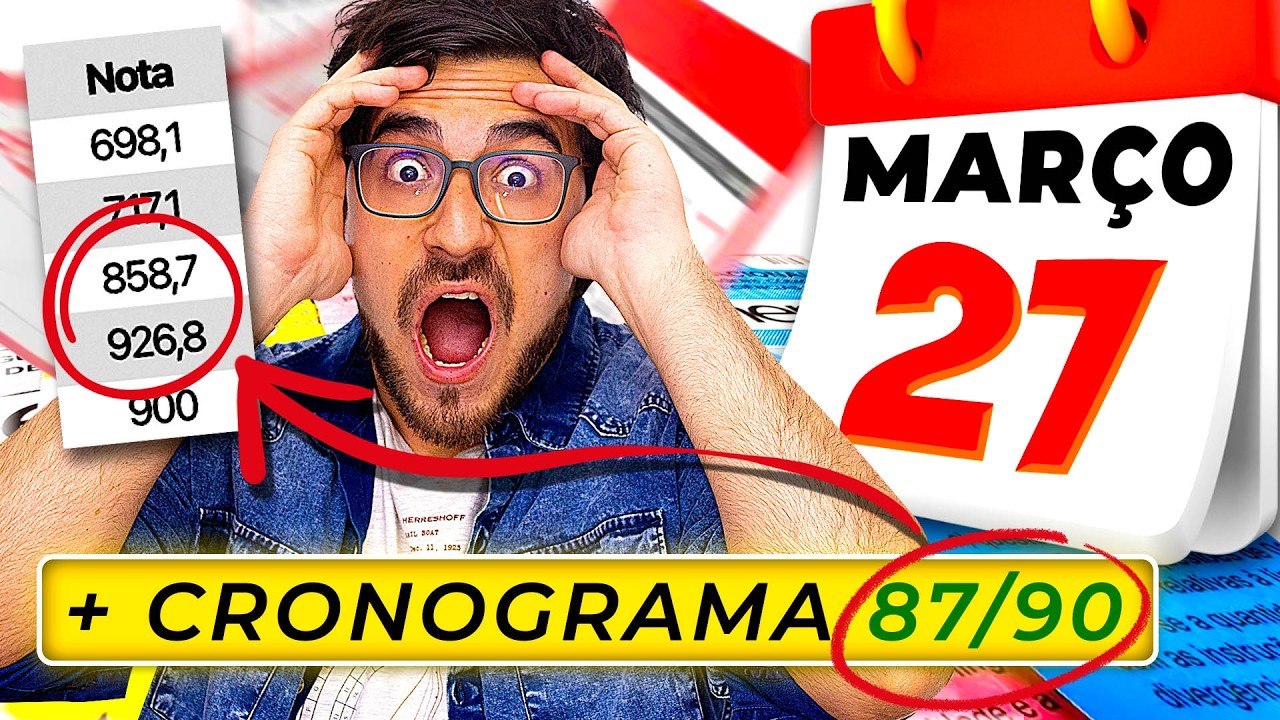COMO CHEGAR PERTO DE GABARITAR O ENEM 2026 - Cronograma e Estratégias