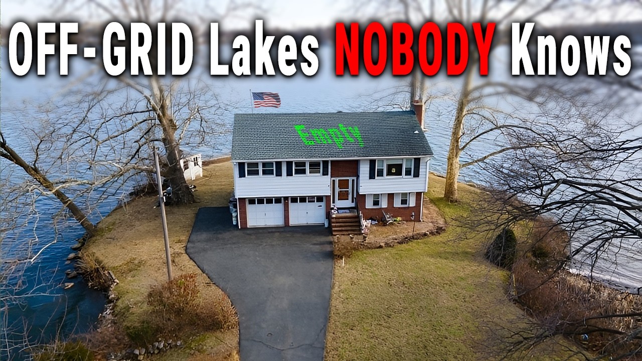 8 Forgotten Lake Towns in America Where Off-Grid Living Costs Almost Nothing.