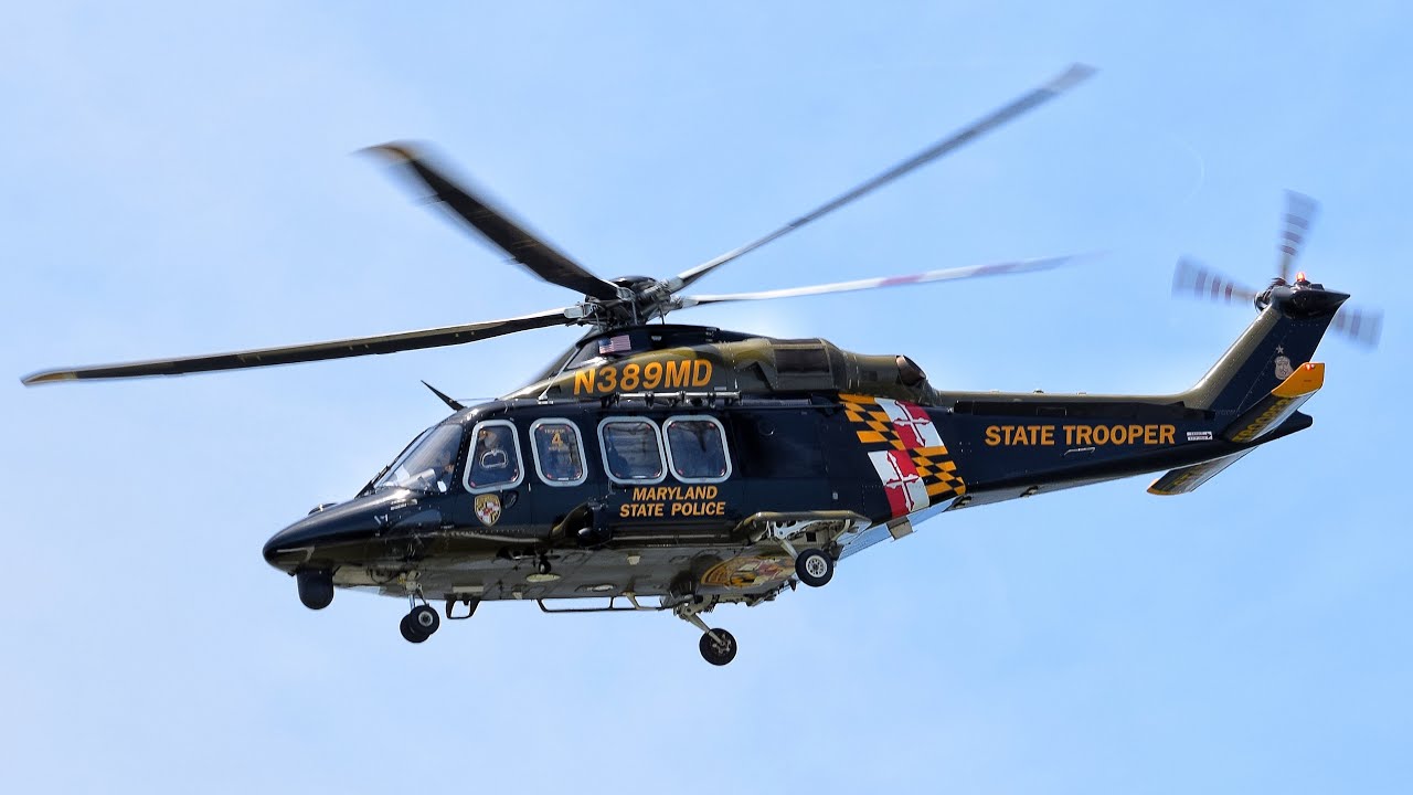 Ocean City Fire Department Maryland State Police Trooper 4 Landing Zone 6-27-21