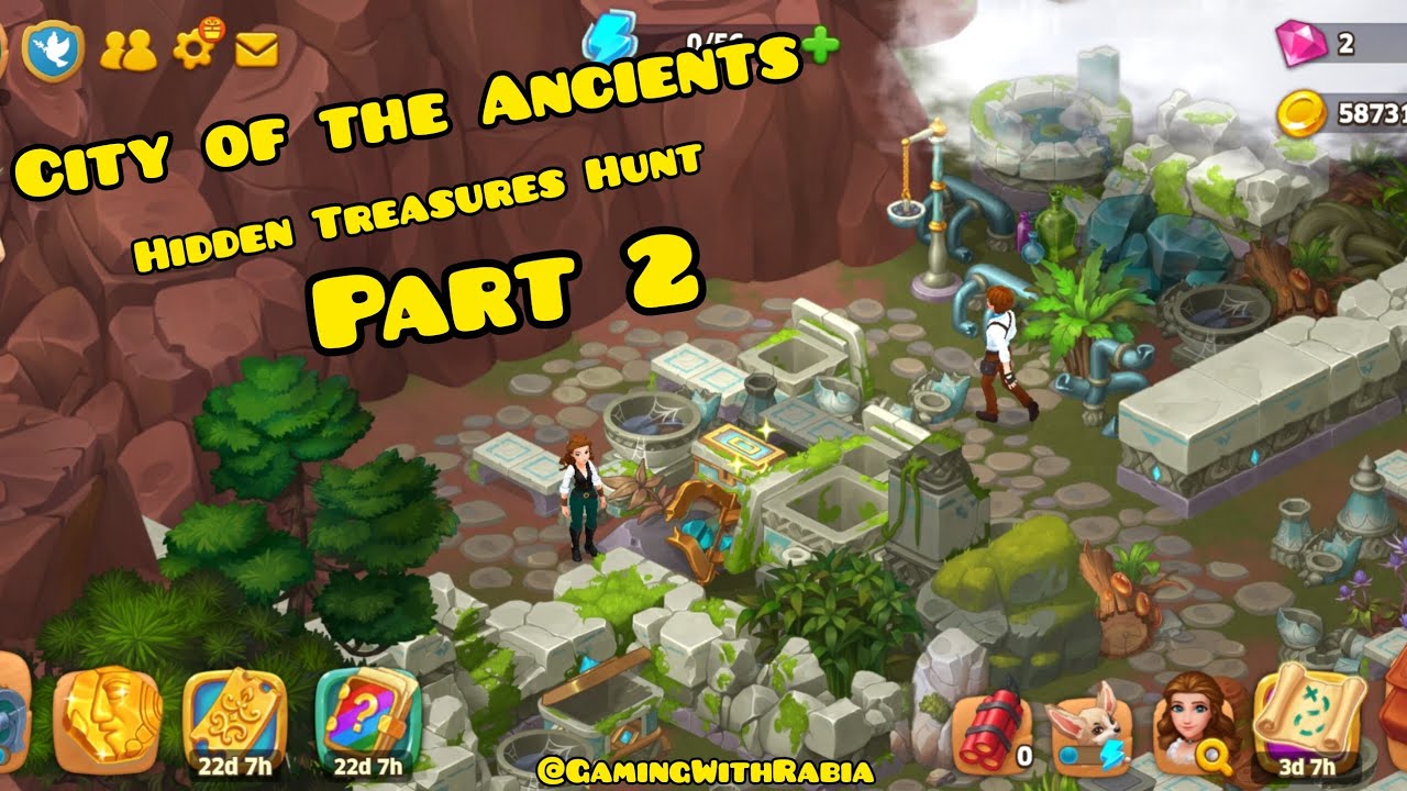 Island Hoppers 🏝 Xp lvl 54 & 55 Chapter 4 City of the Ancients Hidden Treasures Hunt Part 2nd 