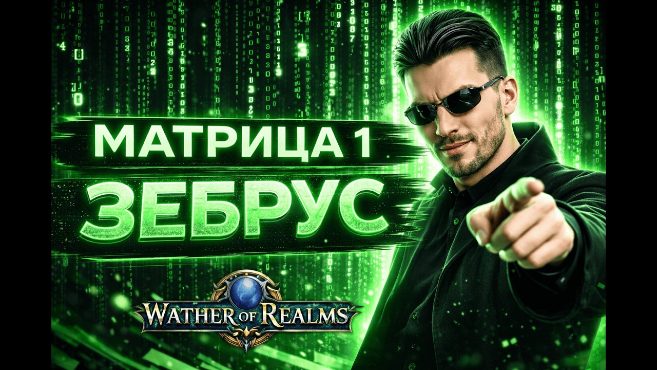 Матрица 1 Зебрус на 160к | Matrix 1 | #watcherofrealmsgameplay