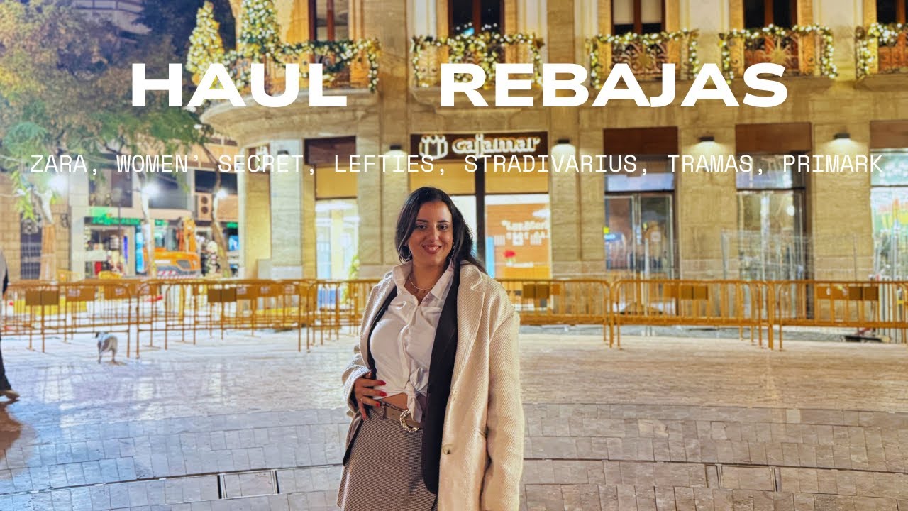 HAUL REBAJAS ZARA, STRADIVARIUS, LEFTIES, PRIMARK....