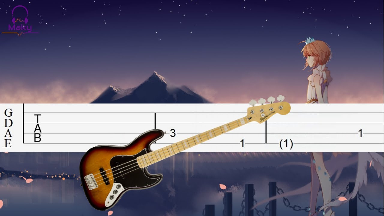 Cardcaptor Sakura OP1 [Bass Tabs Tutorial]