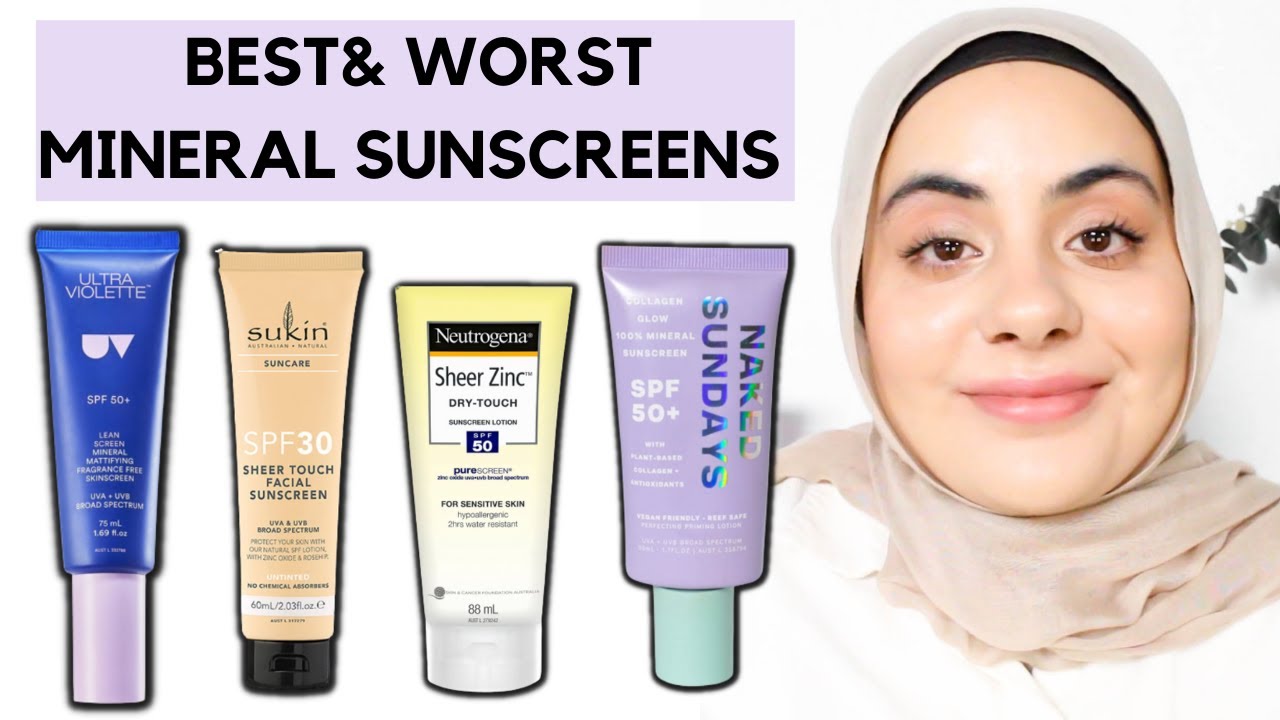 BEST & WORST AUSSIE MINERAL SUNSCREENS | Australian Sunscreen Guide | Aussie Sunscreen | Razia Moe