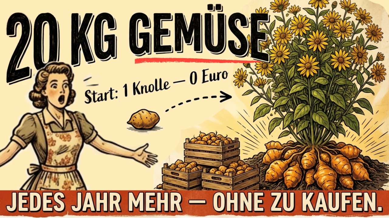 Supermärkte HASSEN diese Pflanze: 1 Samen = GRATIS-Gemüse das ganze Jahr