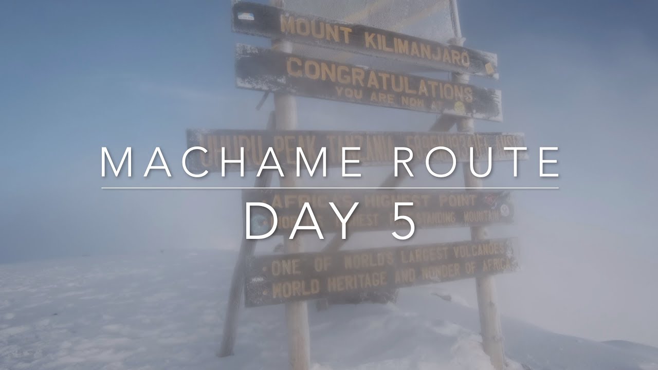 Machame Route - Day 5